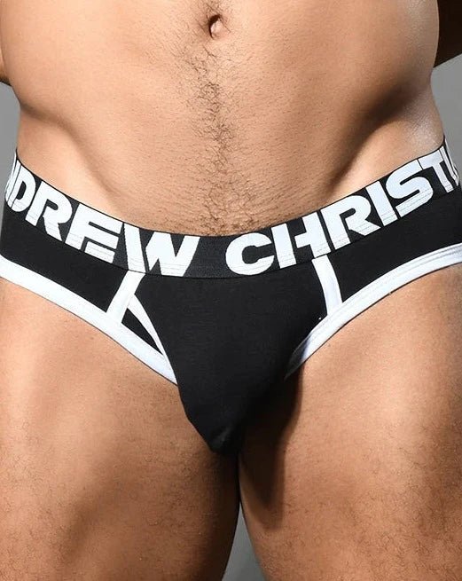 Andrew Christian | Fly Tagless Brief w/ Almost Naked Black