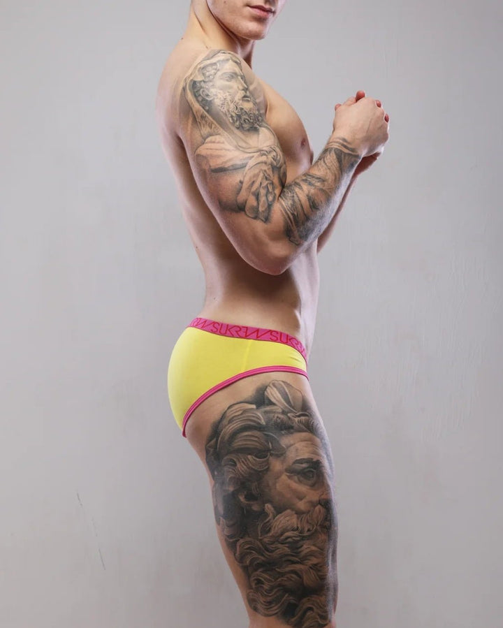 SUKREW | Low Rise Brief Pineapple Yellow