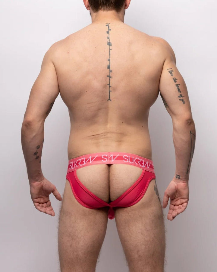 SUKREW | V Brief Deep Coral