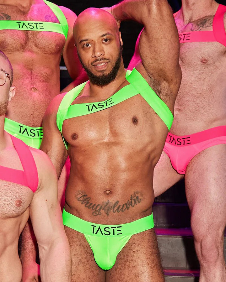 TASTE | Neon Green Chest Harness