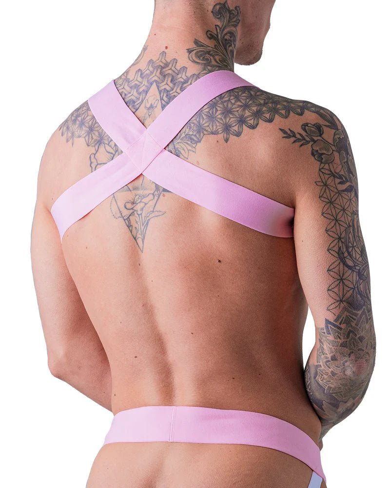 TASTE Pink Jockstrap & Harness Set