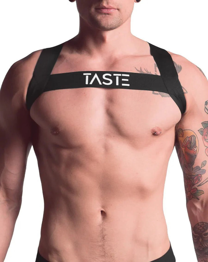 TASTE | Signature Black Briefs, Harness & Socks Set