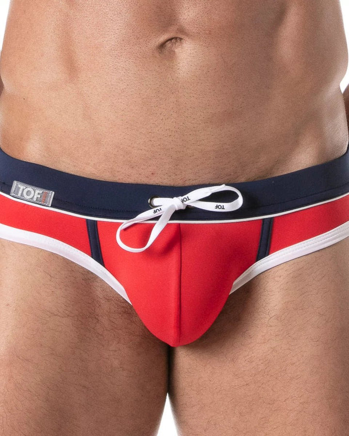 TOF Paris | Holidays Swim Briefs Red