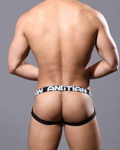 Andrew Christian | SHOW - IT Retro Pop Mesh Frame Jock Sky Fuchsia