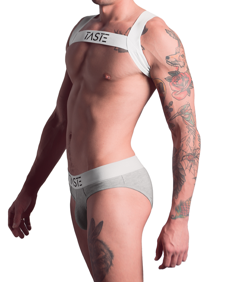 TASTE | Signature Brief Grey on White