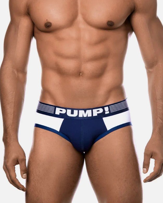 PUMP! Underwear | Navy Ribbed Brief